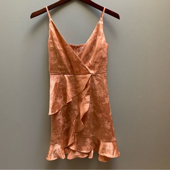 Altar'd State Dresses & Skirts - Altar’d State Gold Mini Dress Small